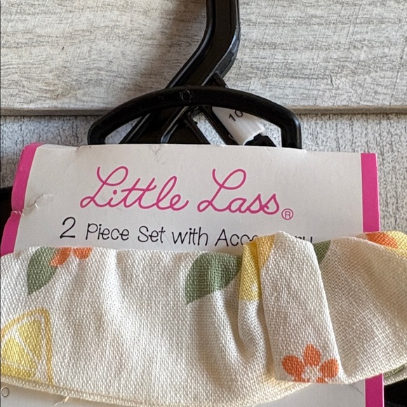 Little Lass Lemon Two-Piece Set - Picture 2 of 4